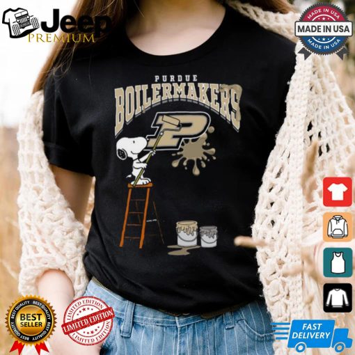 Purdue Boilermakers Snoopy Painting Shirt