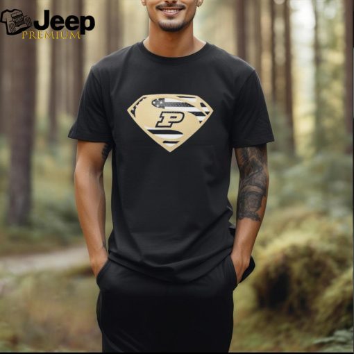 Purdue Boilermakers Superman logo shirt