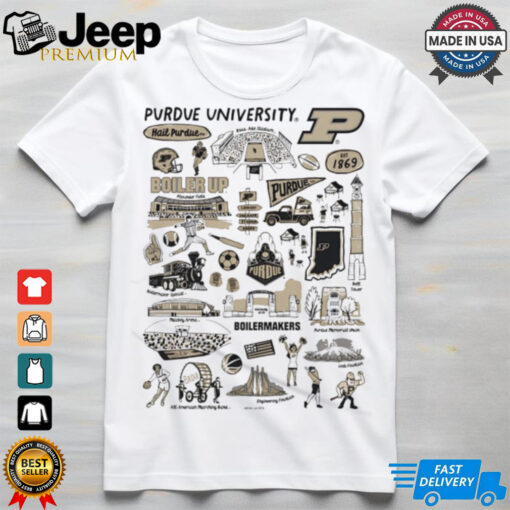 Purdue Boilermakers Vive La Fete Impressions Artwork shirt