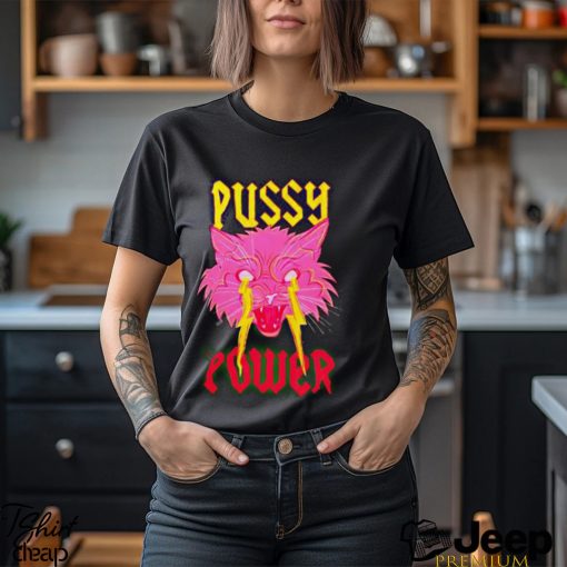 Pussy Power Funny Cat shirt