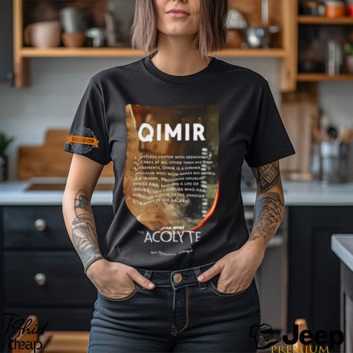 QIMIR Character In Star Wars The Acolyte Now Streaming On Disney Two Sides Unisex T Shirt