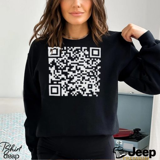 Qr Code  With A Special Message Shirt