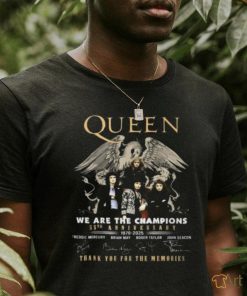 Queen We Are The Champions 55th Anniversary Thank You For The Memories T Shirt