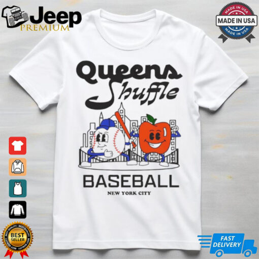 Queens Shuffle New York Mets Baseball skyline shirt