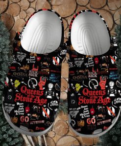 Queens of the Stone Age Music Crocs Crocband Clogs Shoes Comfortable For Men Women and Kids – Footwearelite Exclusive