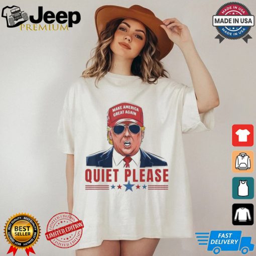 Quiet Please Trump Presidential Debate T Shirt