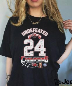 Undefeated 2024 38 0 Ncaa Women’s Basketball National Champions South Carolina Gamecocks Signatures Shirt