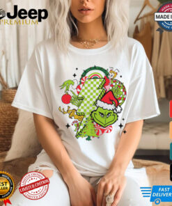 Grinch Friends Merry Christmas Sublimation shirts featuring a vibrant design that combines the Grinch and 