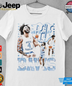 RJ Davis’ North Carolina Tar Heels Journey graphic shirt