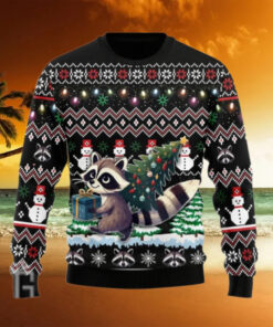 Raccoon Ugly Christmas Sweater