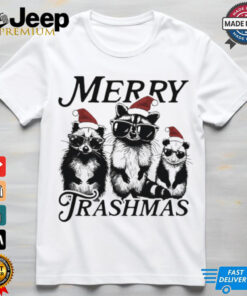Racoon Merry Trashmas Christmas shirt