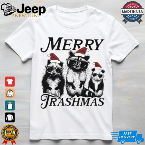 Racoon Merry Trashmas Christmas shirt