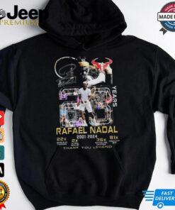 Rafael Nadal 2001 2024 Thank You Legend Signature T Shirt