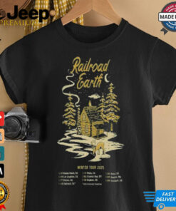 Railroad Earth Winter 2025 Tour T Shirts