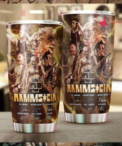 Rammstein Band Signatures Tumbler