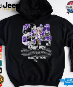 Randy Moss 84 Minnesota Vikings Hall of Fame shirt