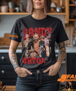 Randy Orton Six Pose Red Logo T shirt