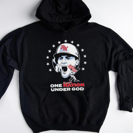 Rangers baseball one nation under god shirt