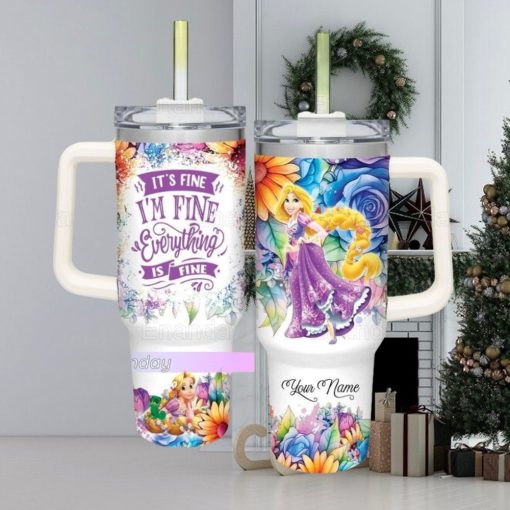 Rapunzel Tumbler 40oz, It’s Fine I’m Fine Tumbler