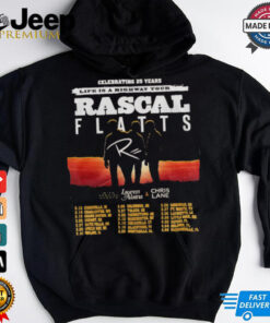 Rascal Flatts Celebrating 25 Years Life Is A Highway Tour Shirt