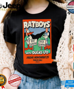 RatBoys With Ducks LTD On November 29 2024 In Chicago IL Tour Poster Shirt