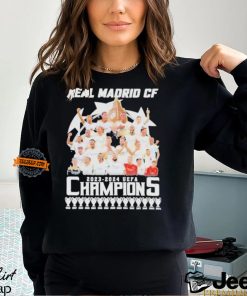 Real Madrid 2024 UEFA Champions League Winner T Shirt