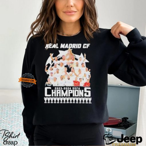 Real Madrid 2024 UEFA Champions League Winner T Shirt