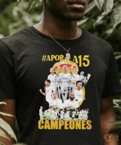 Real Madrid Apor La15 Campeones Shirt