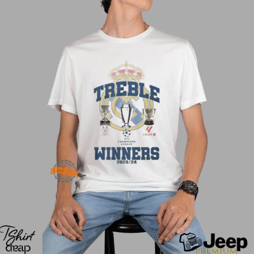 Real Madrid Football Club The Winners 2024 Treble shirt