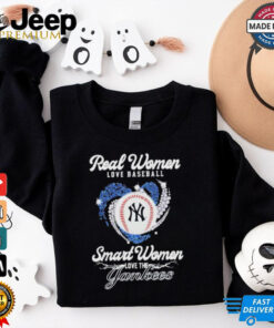 Real Women Love Baseball New York Yankees 2024 T Shirt