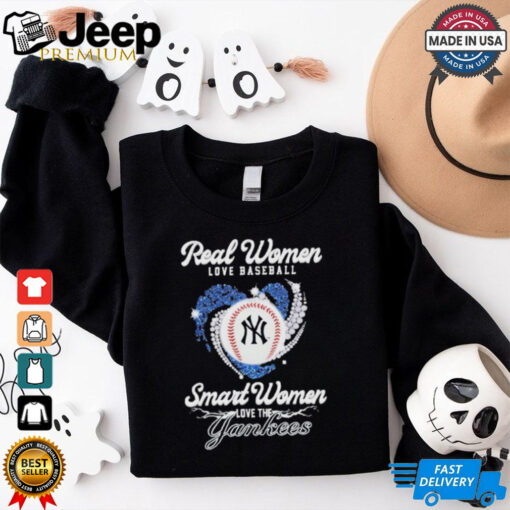 Real Women Love Baseball New York Yankees 2024 T Shirt