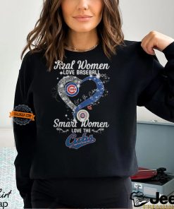 Real Women Love Baseball Smart Women Love The Chicago Cubs Let’s Go Cubs 2024 Shirts