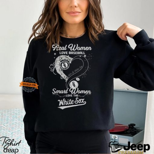 Real Women Love Baseball Smart Women Love The Chicago White Sox Let’s Go Sox 2024 Shirts