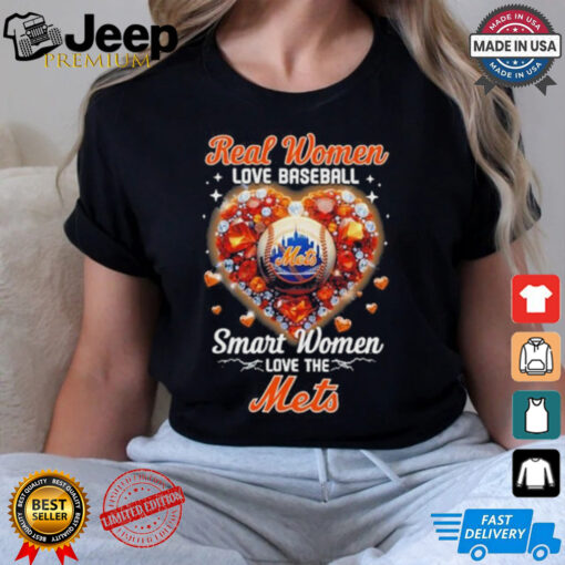 Real Women Love Baseball Smart Women Love The New York Mets X Vintage Diamonds Shirt