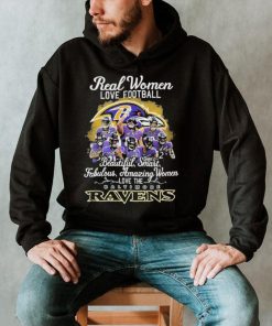 Real Women Love Football And Baltimore Ravens Shirt