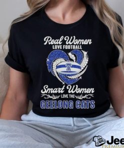 Real Women Love Football Smart Women Love The Geelong Cats Diamonds 2024 Shirt