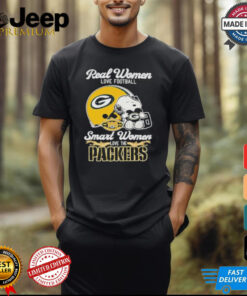 Real Women Love Football Smart Women Love The Green Bay Packers X Snoopy Shirt