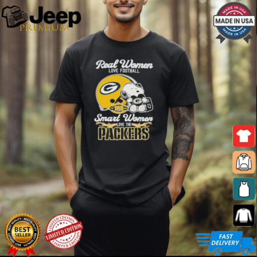 Real Women Love Football Smart Women Love The Green Bay Packers X Snoopy Shirt