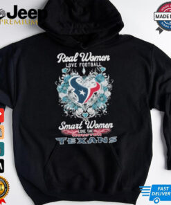 Real Women Love Football Smart Women Love The Houston Texans X Floral Diamonds Shirt