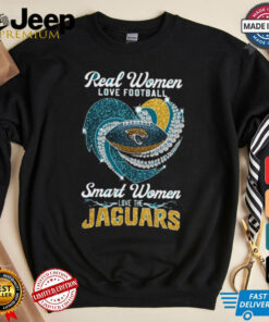 Real Women Love Football Smart Women Love The Jacksonville Jaguars Heart Diamond 2024 shirt