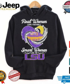 Real Women Love Football Smart Women Love The LSU Tigers Shirt