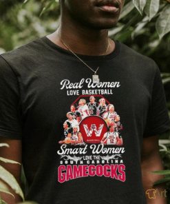Real Women’s love basketball smart women love the South Carolina Gamecocks 2024 Final Four Shirt