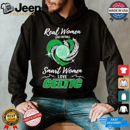 Real women love football sart women love Celtics diamond heart shirt