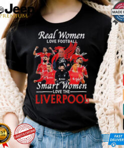 Real women love football smart women love the Liverpool signatures shirt