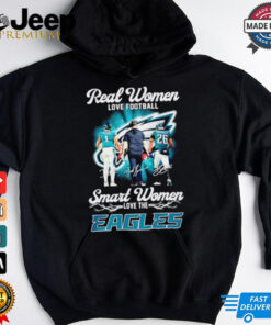 Real women love football smart women love the Philadelphia Eagles coach Hurts Barkley shirt