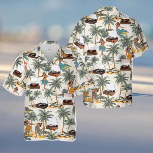 Record Player Hawaiian Shirt