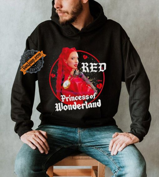 Red Princess of Wonderland broken hearts shirt