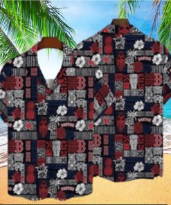 Red Sox Tiki Luau Party Hawaiian Shirt