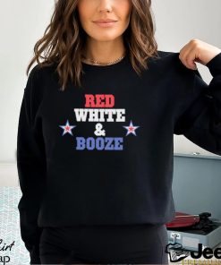 Red white and booze star shirt