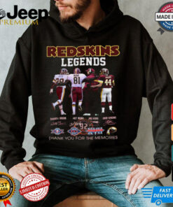 Redskins Legends Thank You For The Memories Signature 2024 Shirt